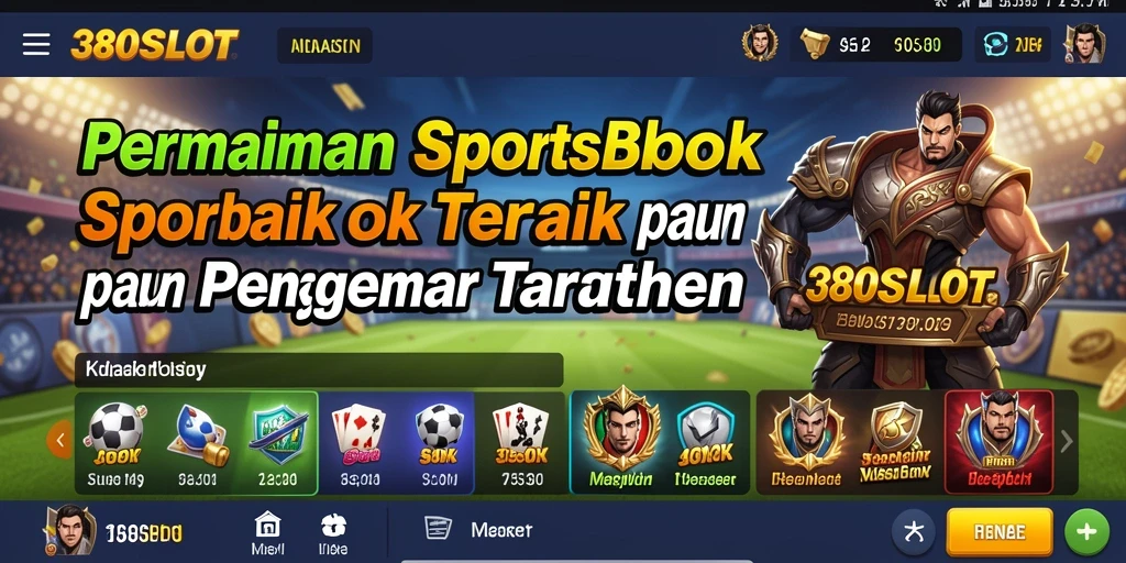 Tampilan gameplay menarik dalam aplikasi Sportsbook 380SLOT.