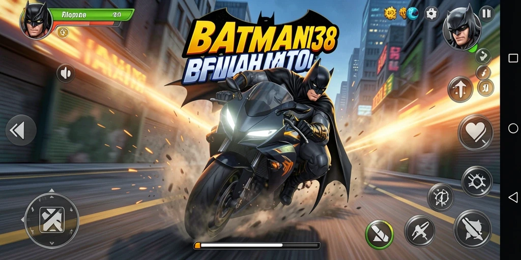 Gameplay seru dengan balapan motor penuh kecepatan.