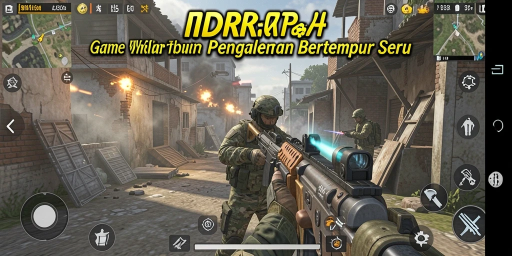 Tangkapan layar IDROK menampilkan aksi pertempuran seru dengan grafis yang memukau.