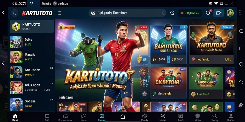 Screenshot KARTUTOTO menampilkan antarmuka taruhan yang menarik dan informatif.