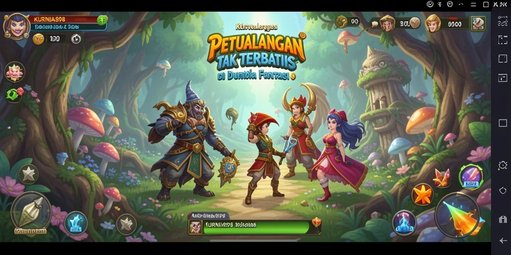 Tangkapan layar dari gameplay petualangan KURNIA898 yang menegangkan.