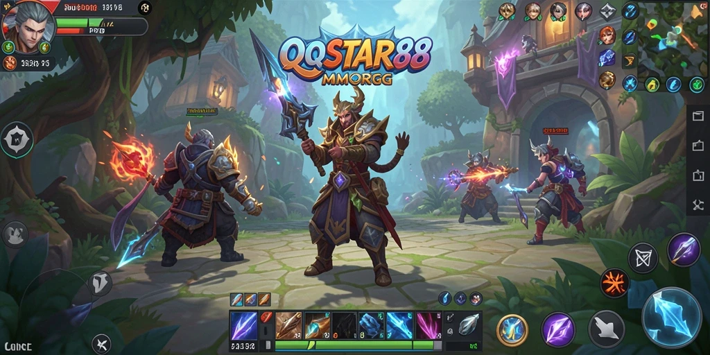 Tampilan menarik gameplay di QQSTAR88 dengan karakter dan lingkungan yang fantastis.