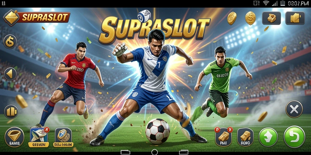 Tangkapan layar gameplay SUPRASLOT yang menarik dan penuh aksi.