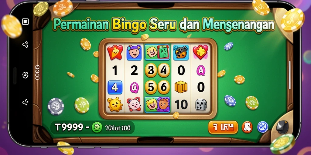 Screenshot gameplay Bingo T9999 yang menarik dan interaktif.