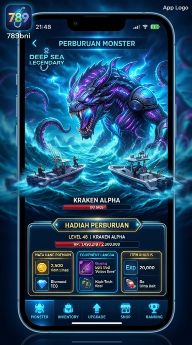 Tampilan antarmuka aplikasi 789bni yang menarik dan mudah digunakan.